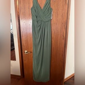 Thread crossover bridesmaid dress